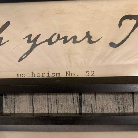 Pottery Barn New Bathroom Wall Art Wash Your Hands Comb Your Hair Brush Teeth - Picture 9 of 12